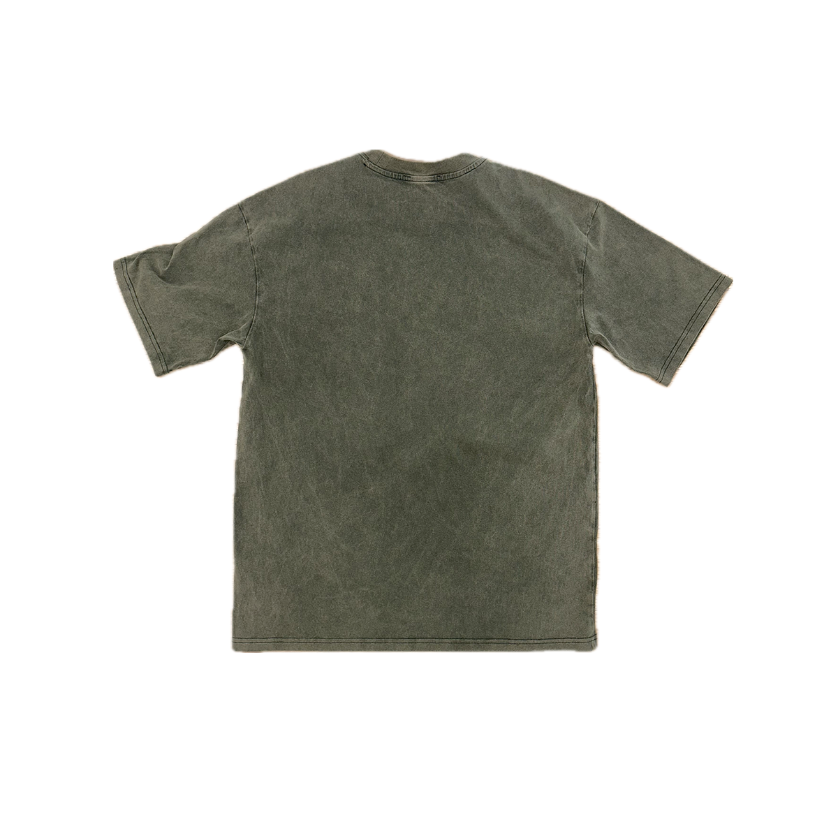 Basic Washed dark green Tee
