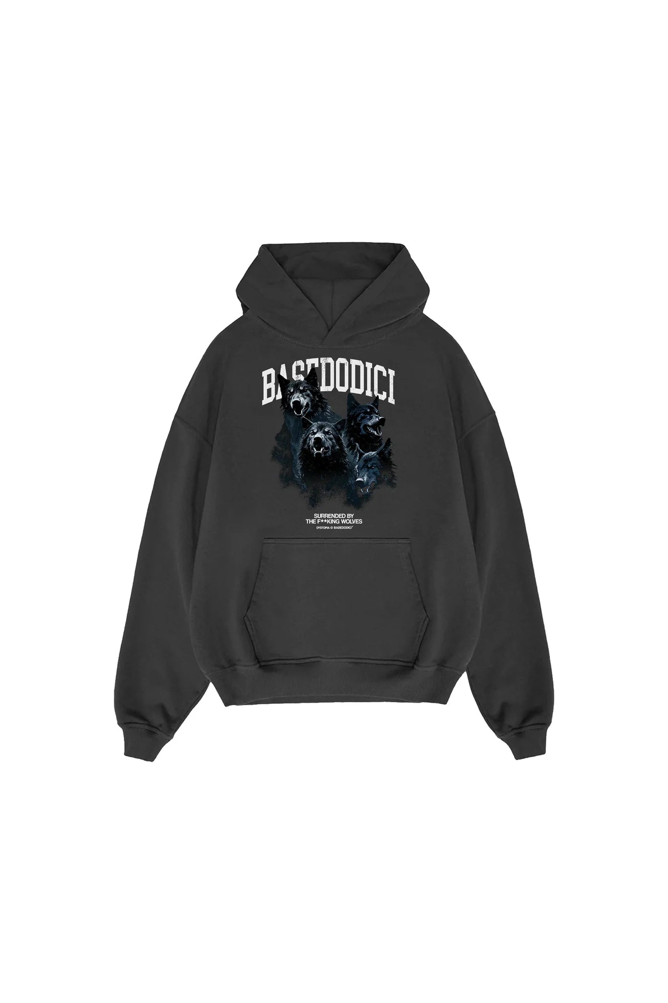 HOODIE “DYSTOPIA” WOLVES BLACK