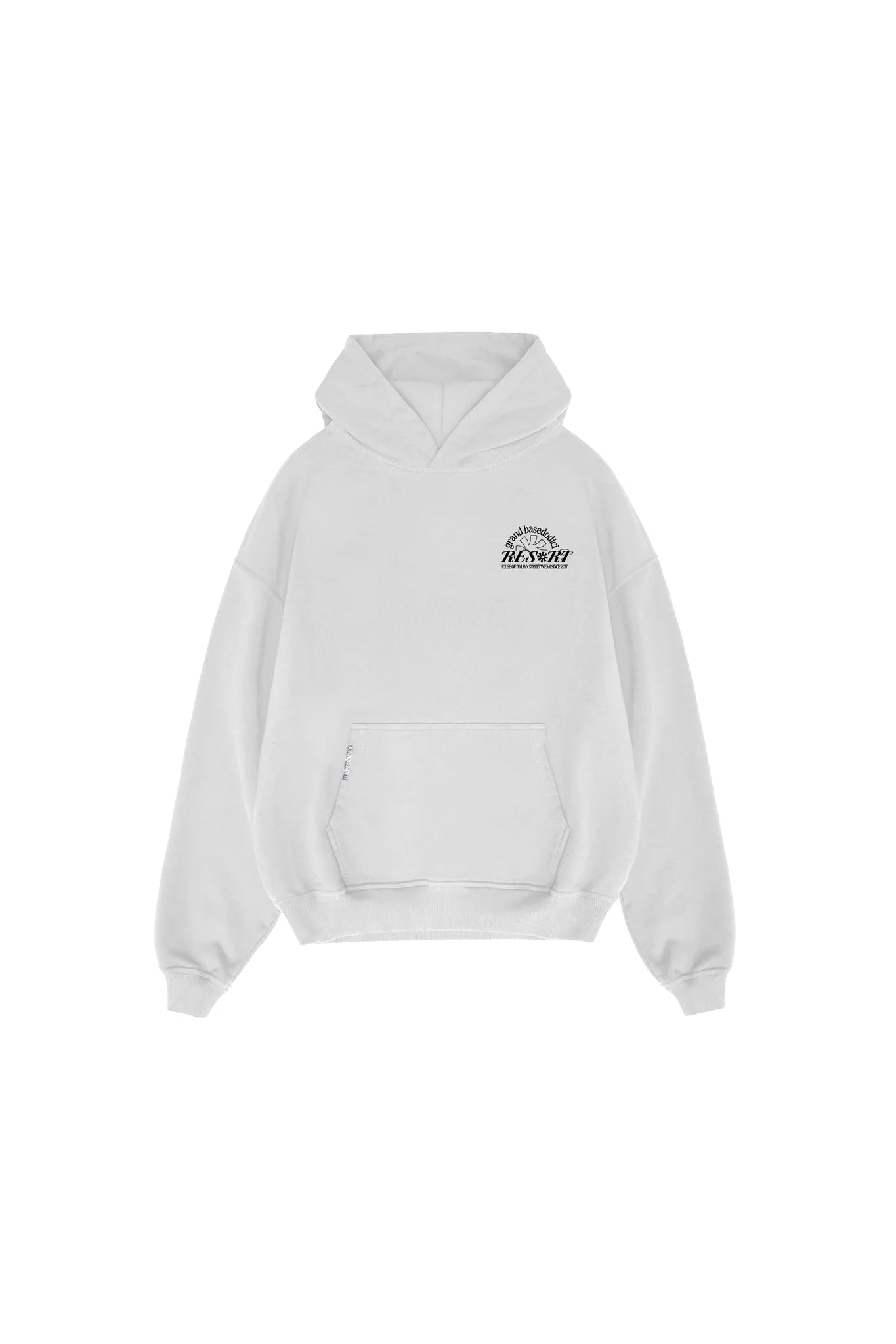 HOODIE “RESORT” GRAND RESORT WHITE