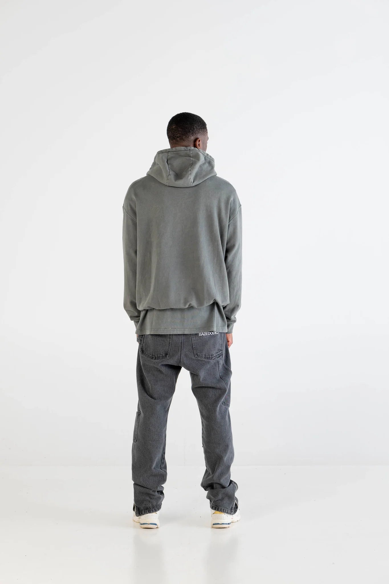 HOODIE “DYSTOPIA” WOLVES STONE WASHED