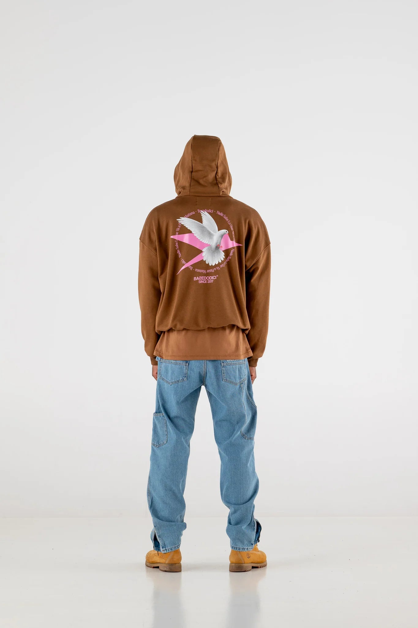 HOODIE BOXY “RESORT” DOVE BROWN