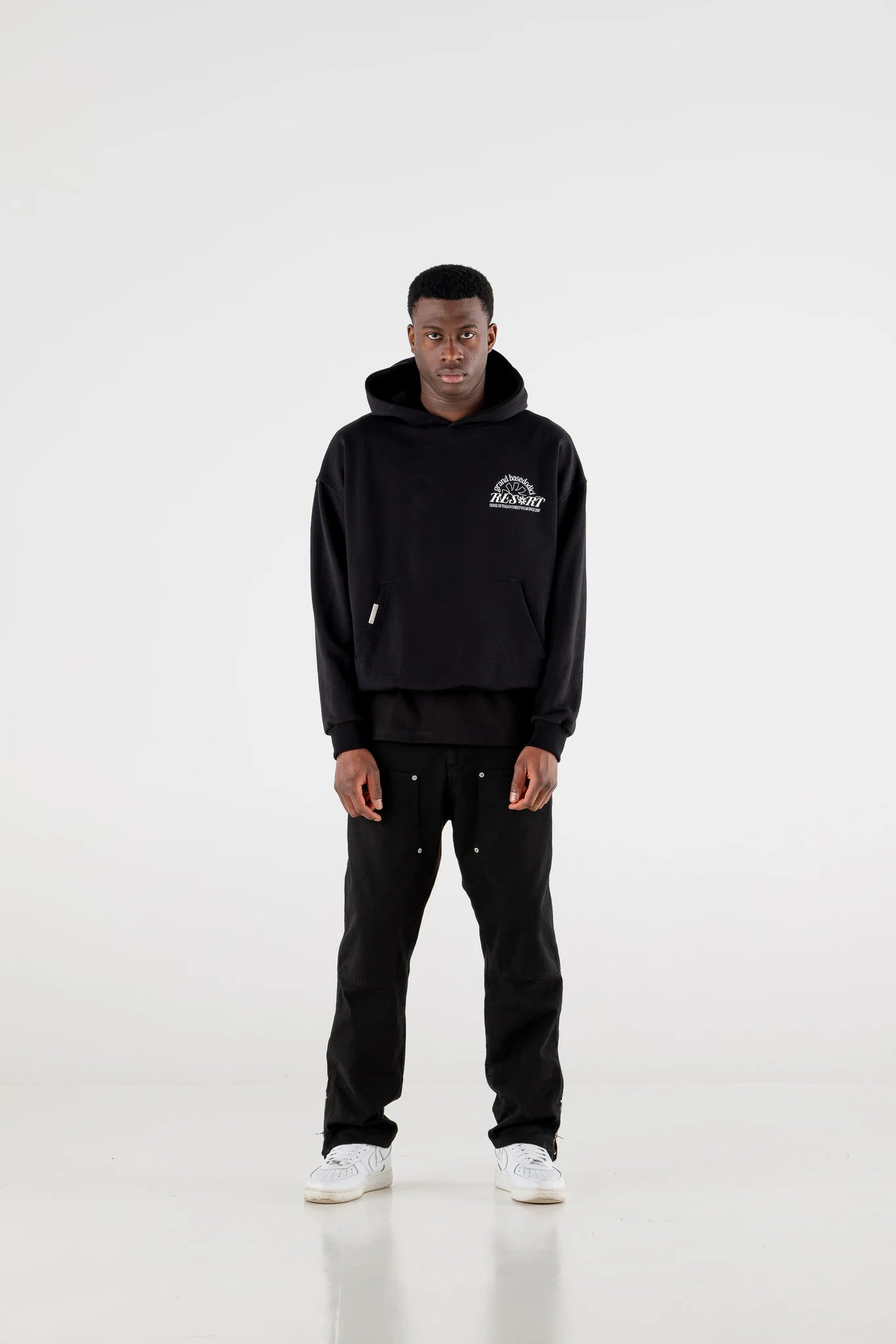 HOODIE “RESORT” GRAND RESORT BLACK