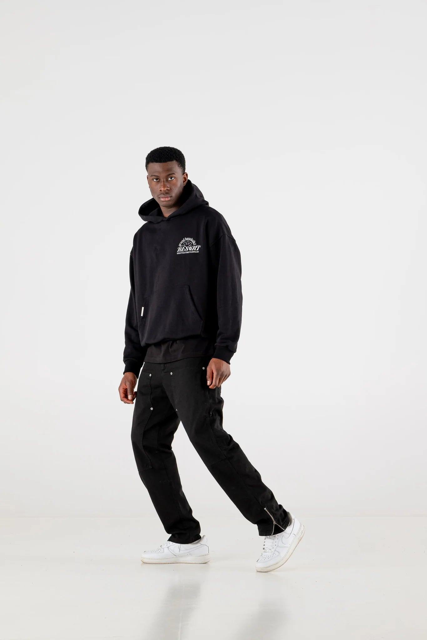 HOODIE “RESORT” GRAND RESORT BLACK