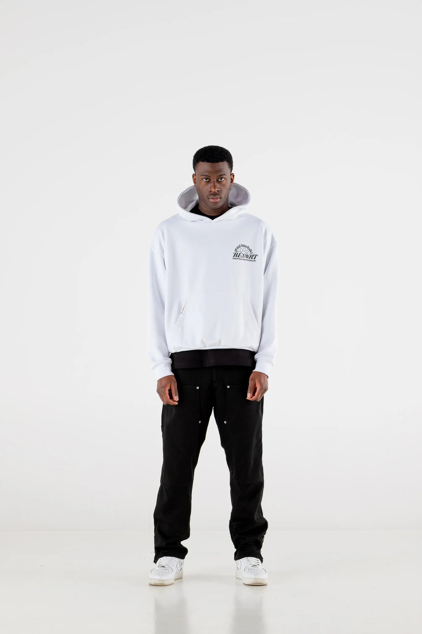 HOODIE “RESORT” GRAND RESORT WHITE