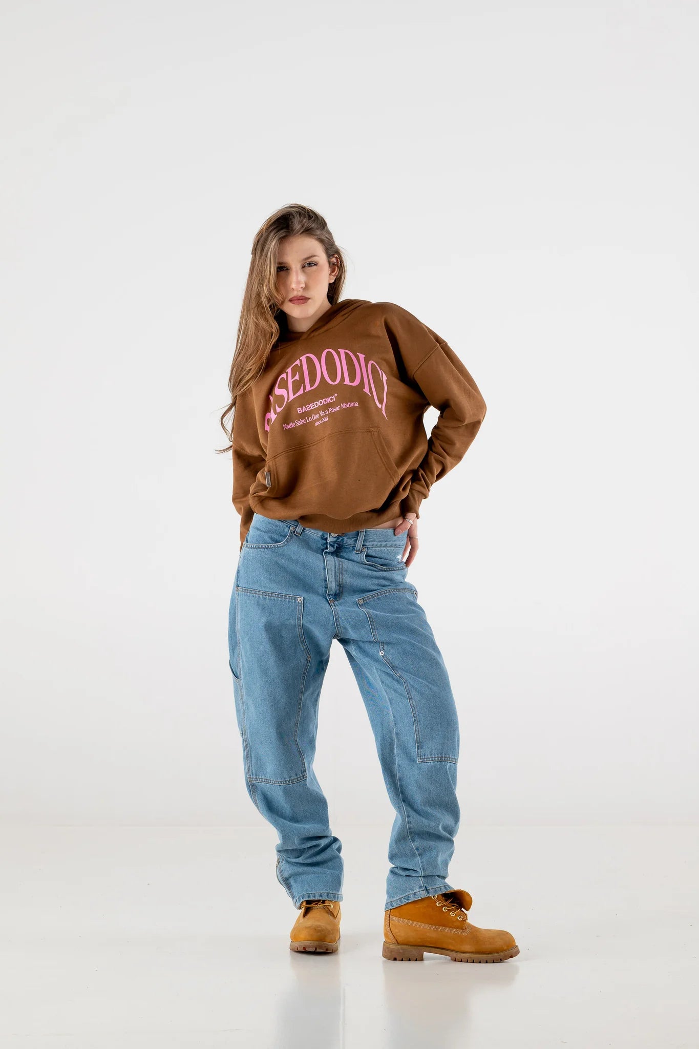 HOODIE BOXY “RESORT” DOVE BROWN