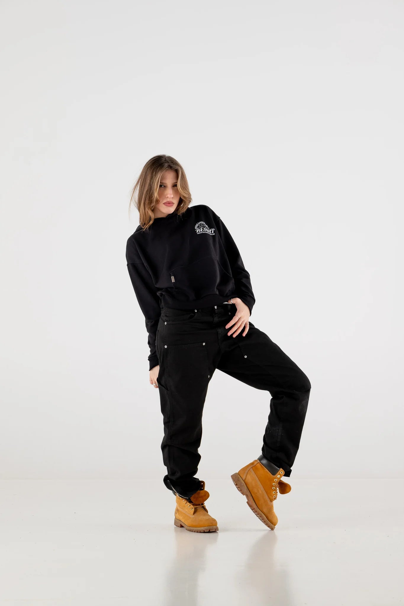HOODIE “RESORT” GRAND RESORT BLACK