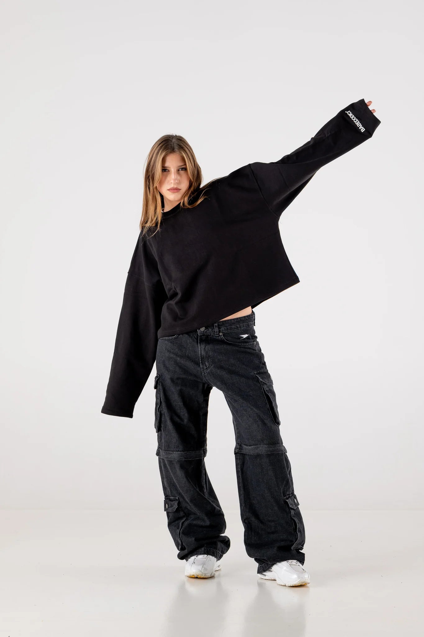 LONGSLEEVE "DE LA RUE À LA RUE" GOINGHARD BLACK