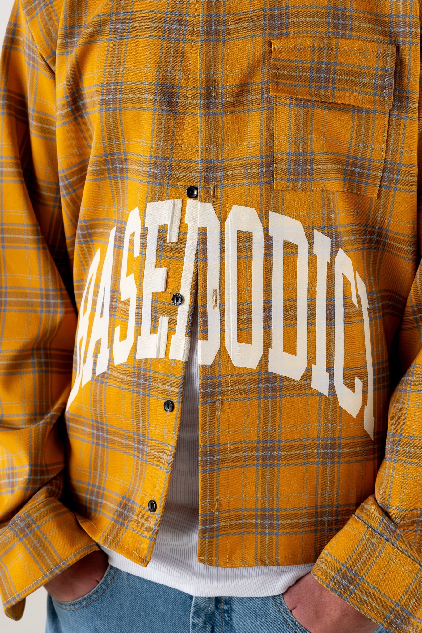 SHIRT ARCLOGO “DE LA RUE À LA RUE” YELLOW