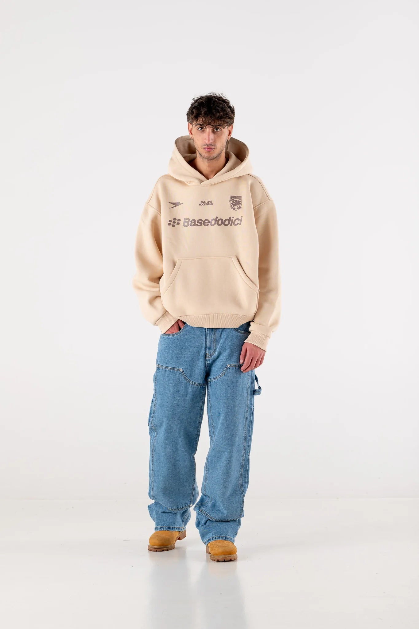 HOODIE "DE LA RUE À LA RUE" CLUB BEIGE
