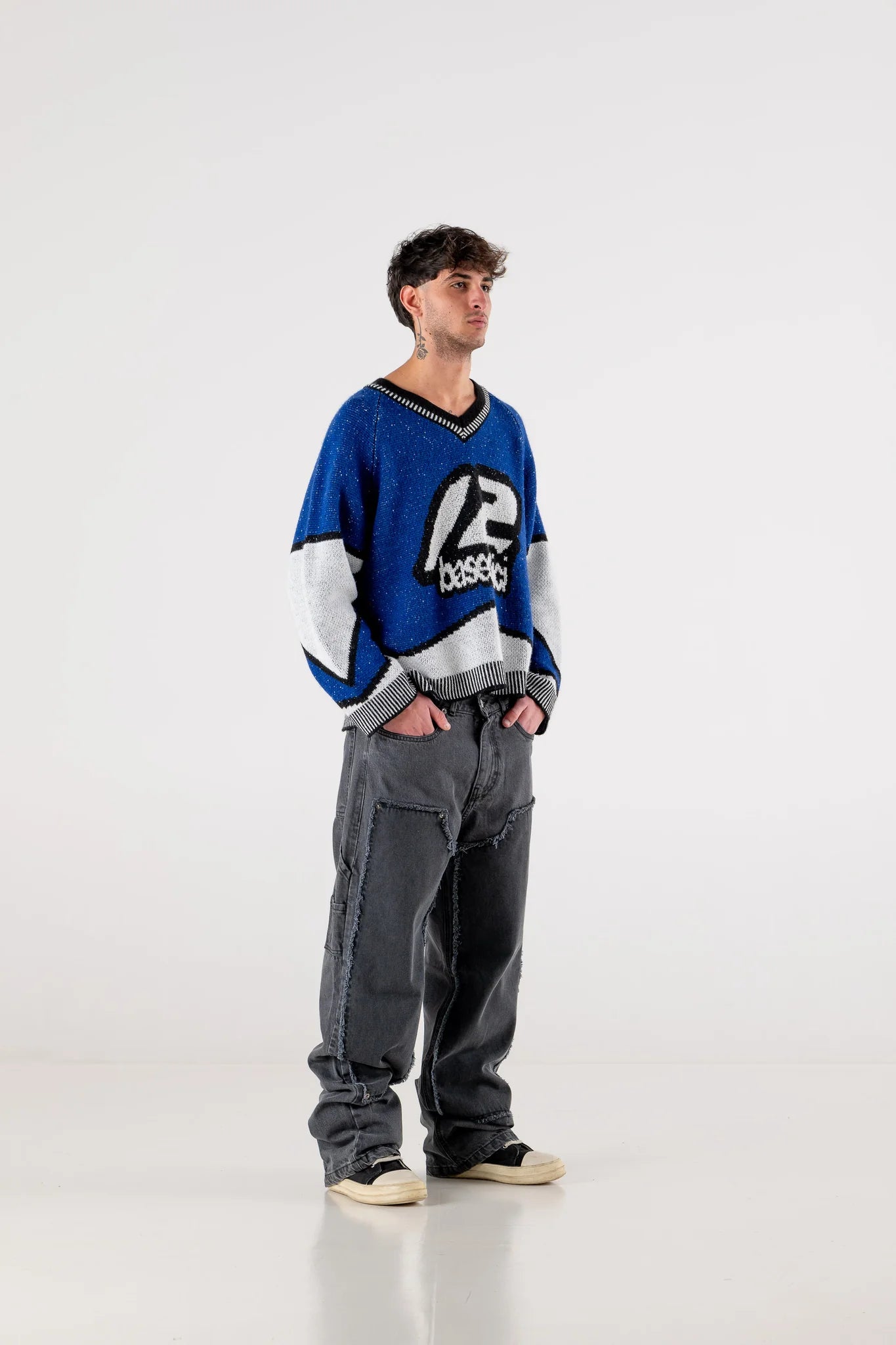 KNITWEAR "RACING MADE" HOCKEY BLUE