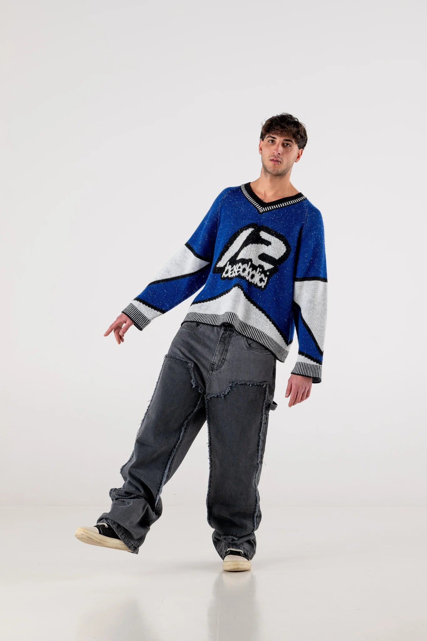 KNITWEAR "RACING MADE" HOCKEY BLUE