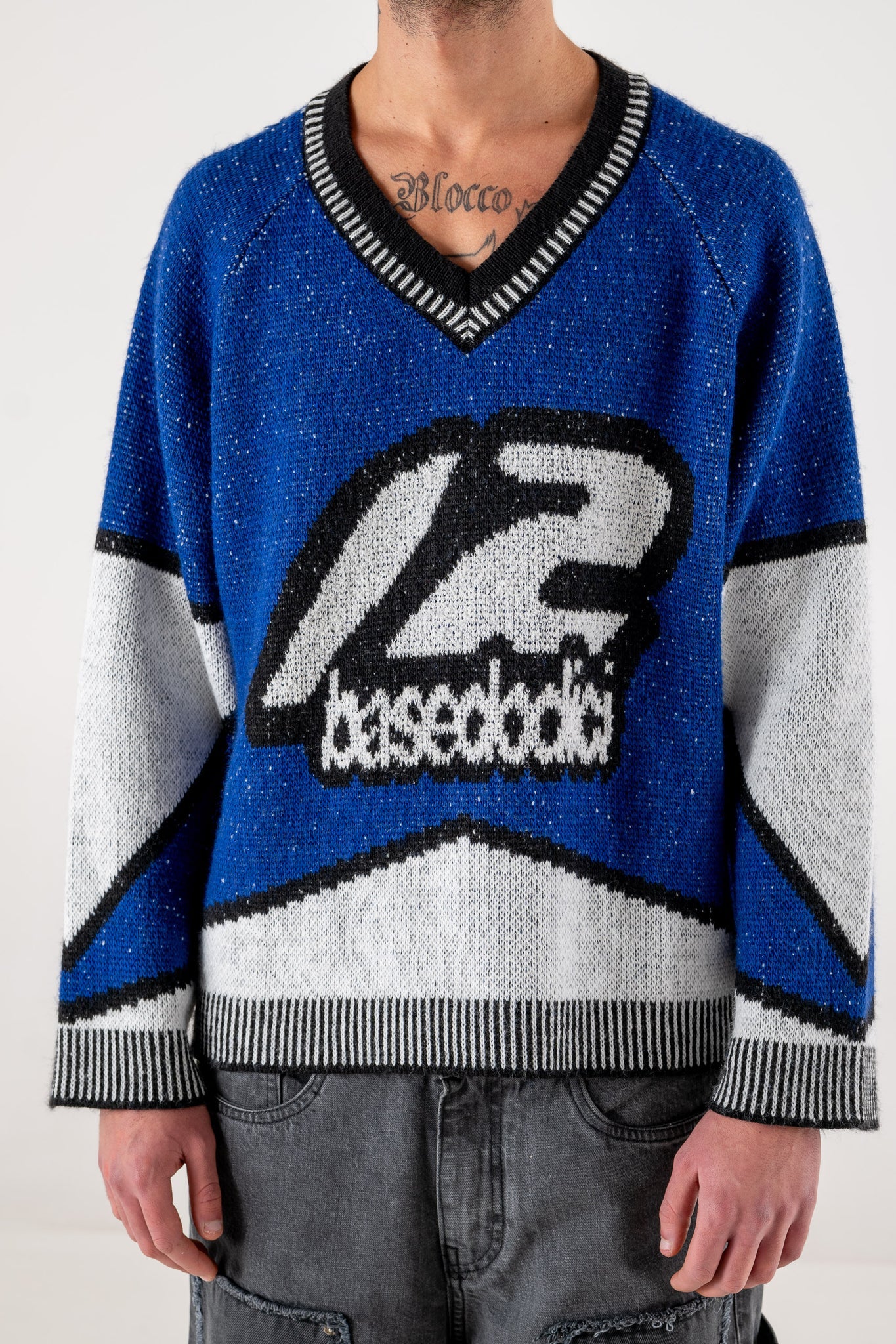 KNITWEAR "RACING MADE" HOCKEY BLUE