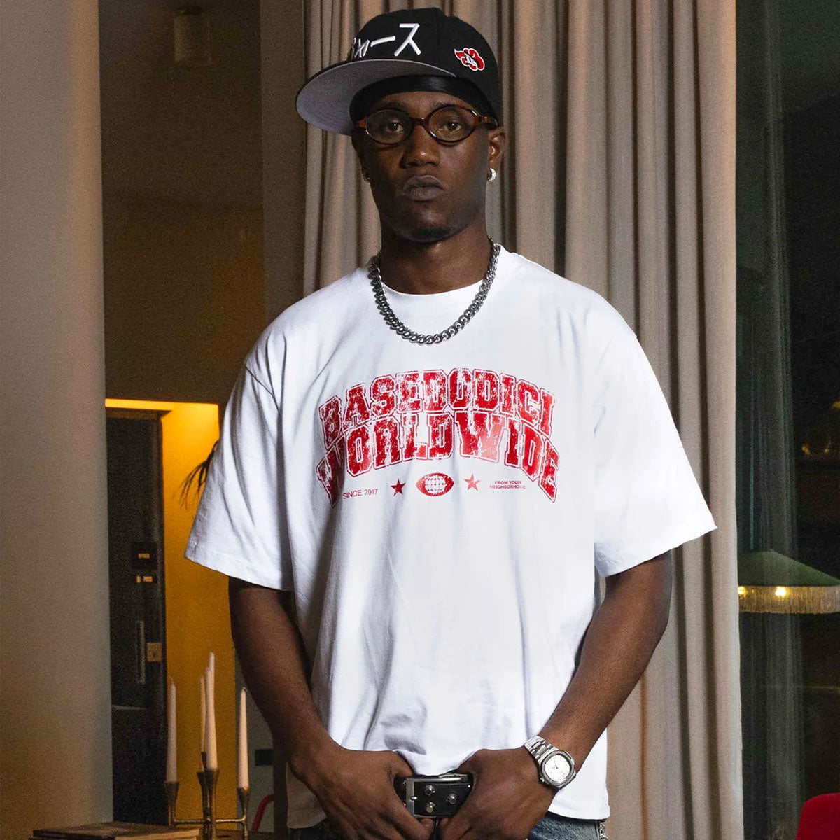 T-SHIRT "WORLD TOUR" B12 WORLDWIDE WHITE