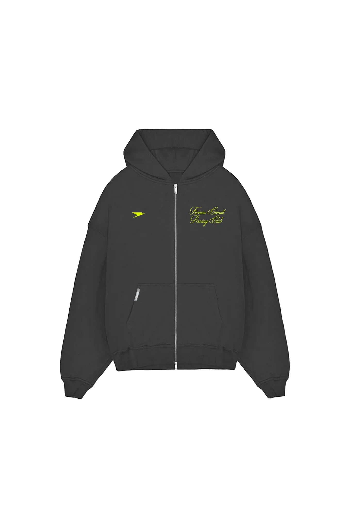 FULL ZIP “RESORT” RACING BLACK