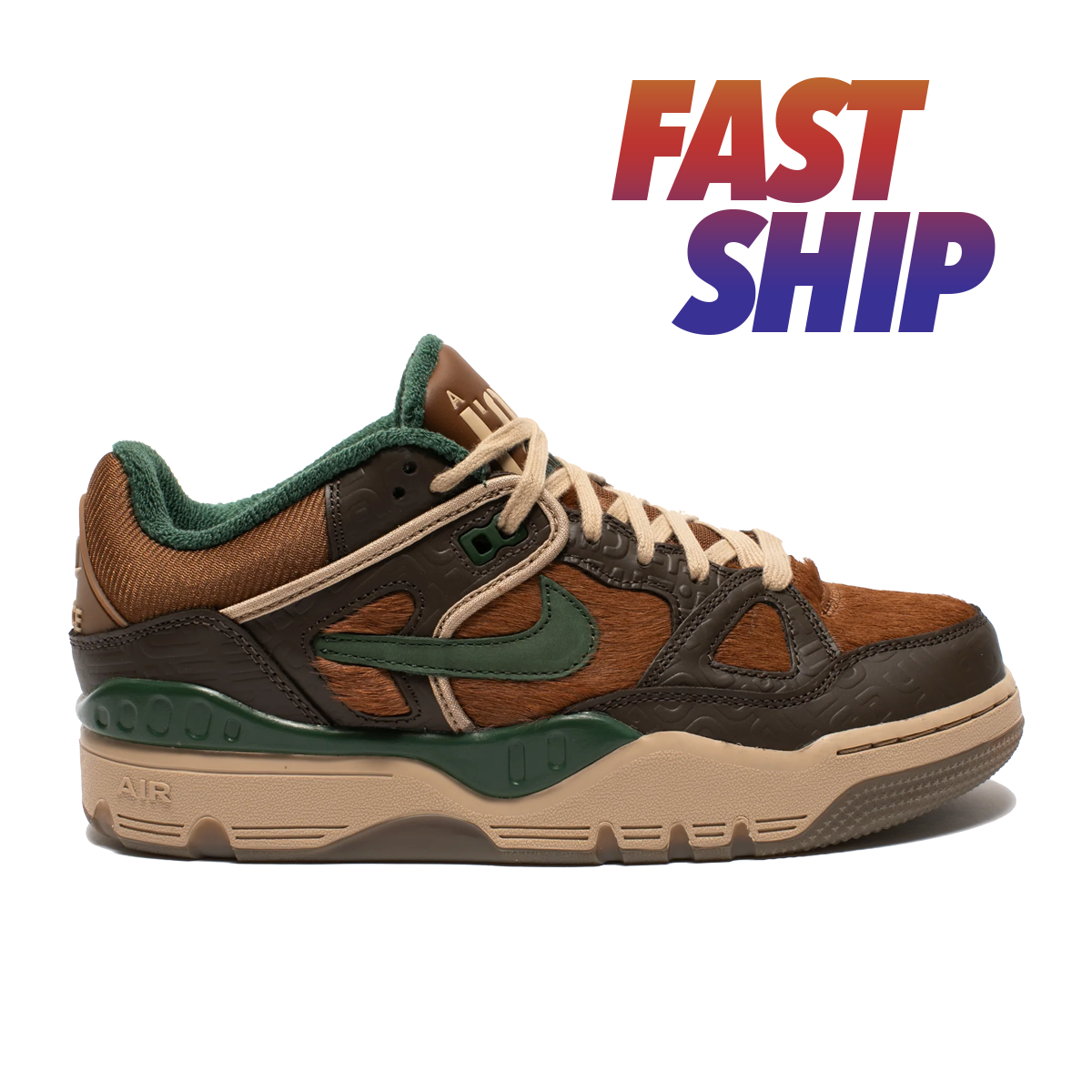 Nike Air Force 3 x Nigo Baroque Brown