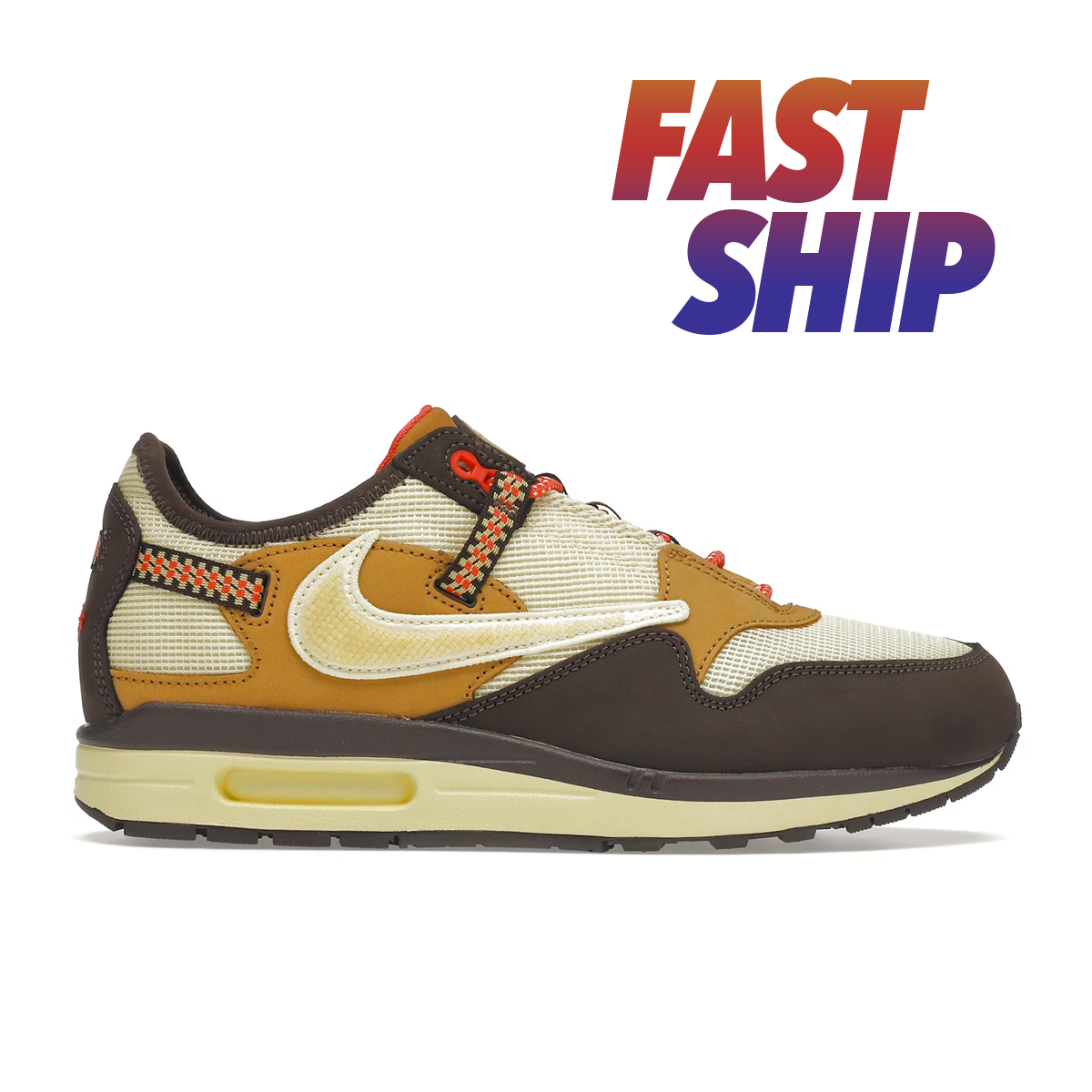 Nike Air Max 1 x Travis Scott Baroque brown