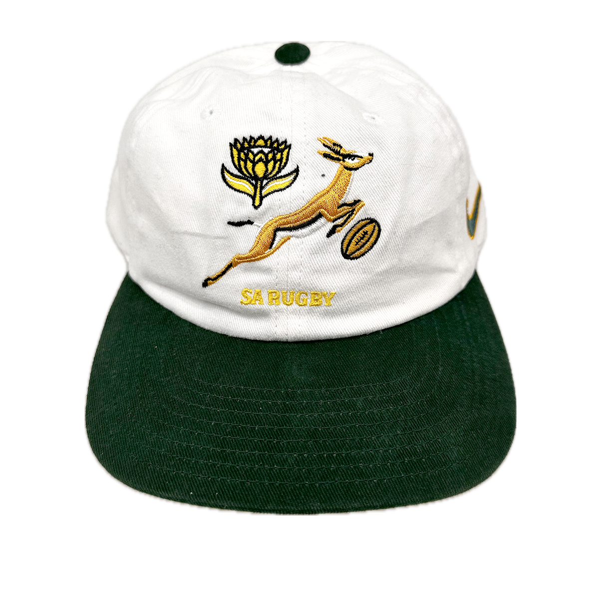 Vintage 90s Nike South Africa Springboks Rugby Cap