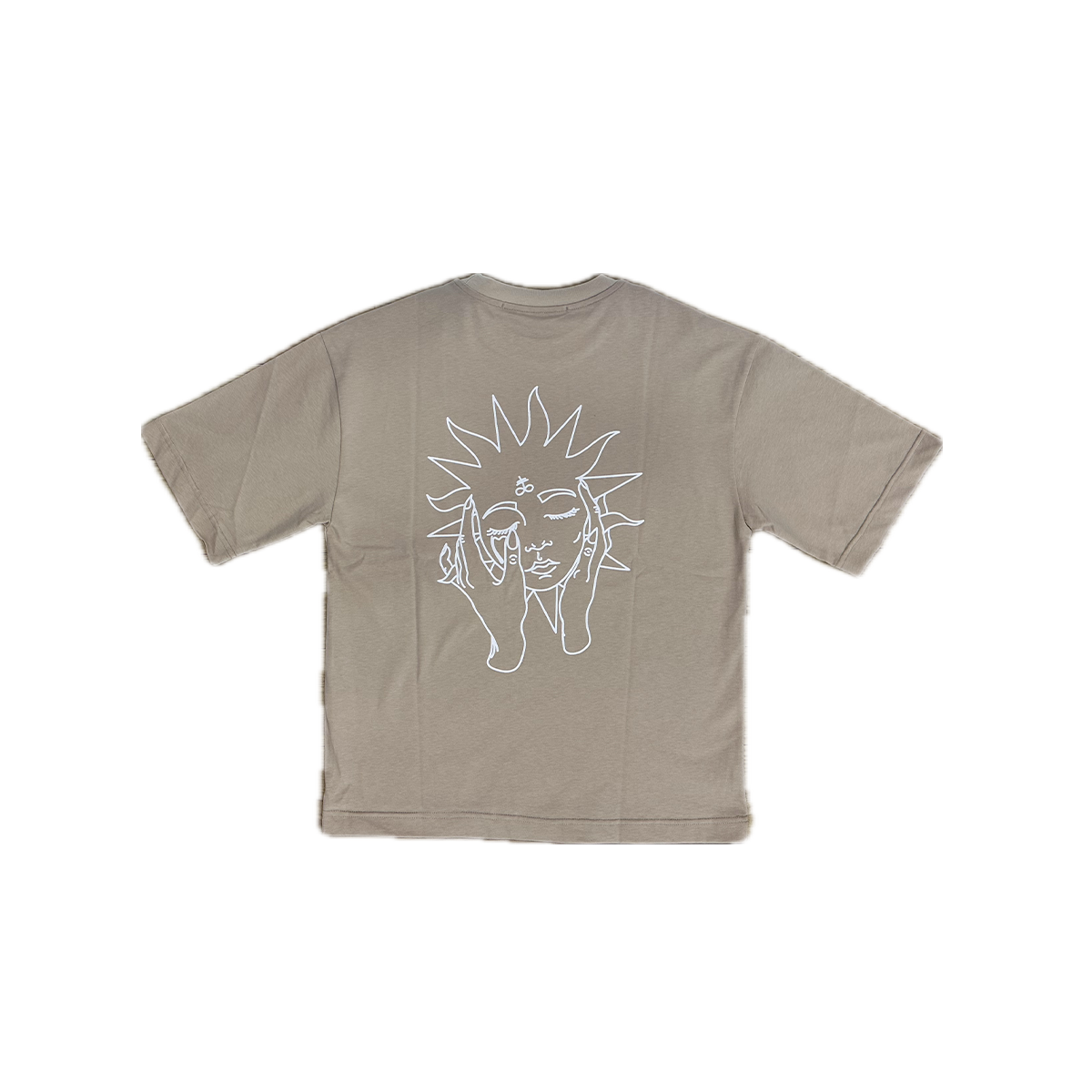 Basic Crop box logo cream