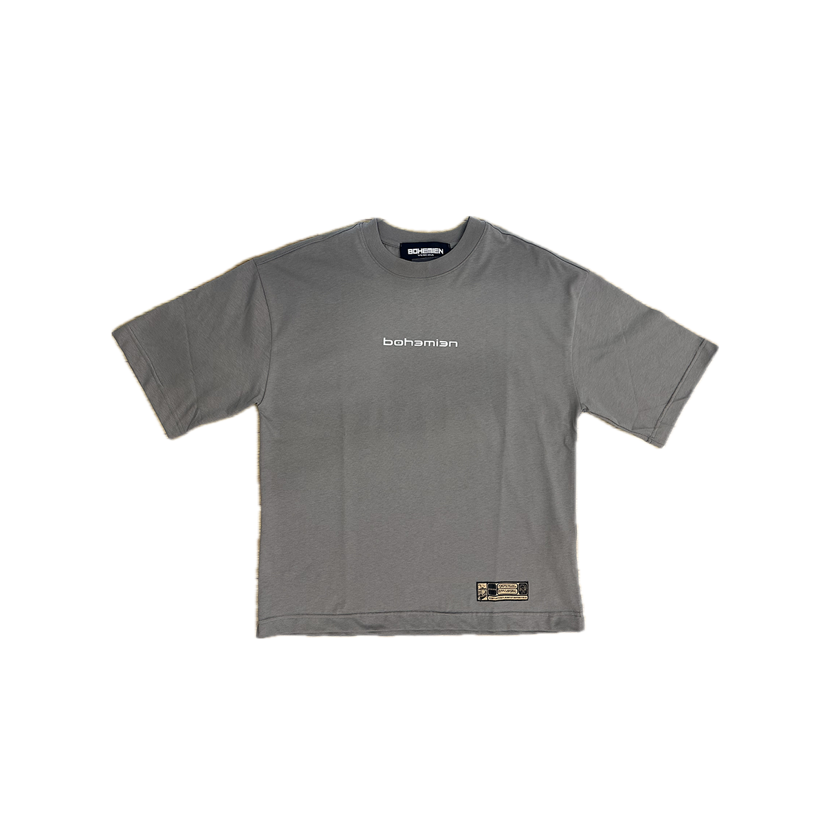Basic Crop box logo grey