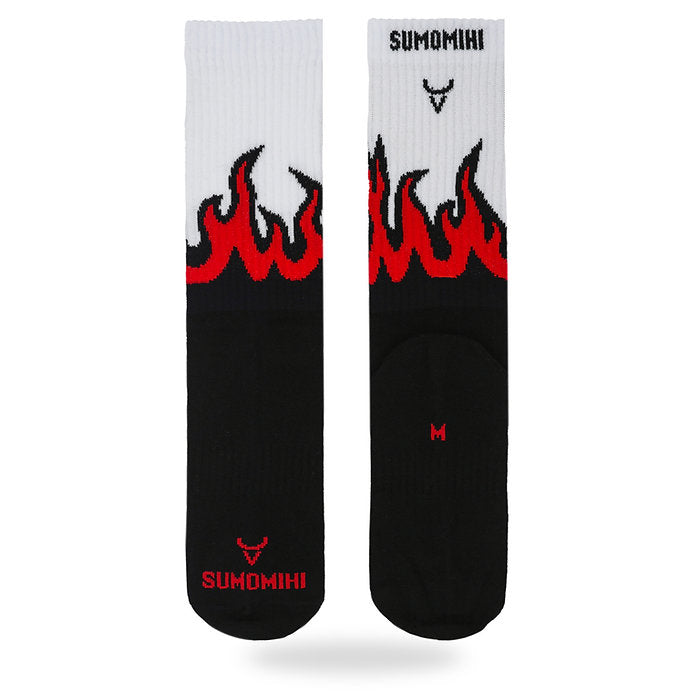 Sumomihi Socks flame red