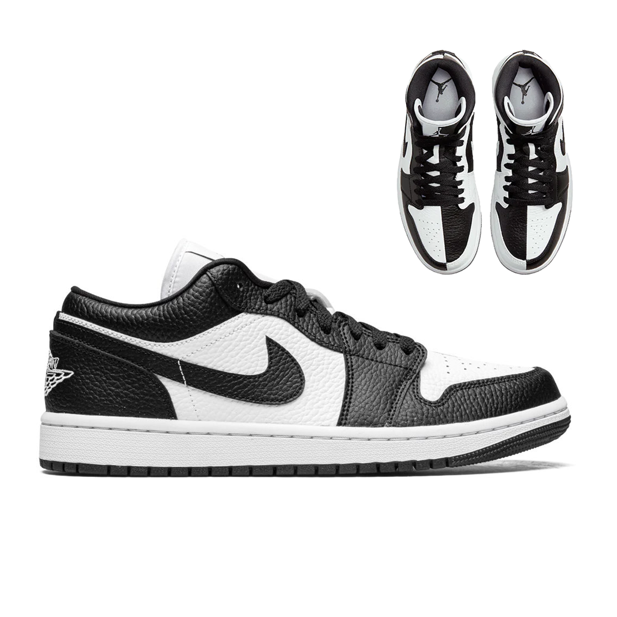 Air Jordan 1 Low Retro Homage Black & White