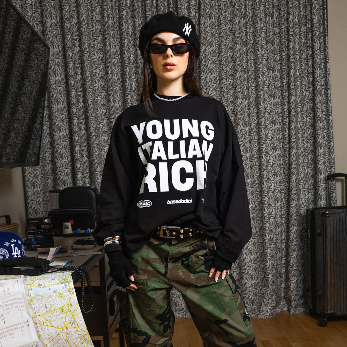 LONGSLEEVE "WORLD TOUR" ITALIAN RICH BLACK