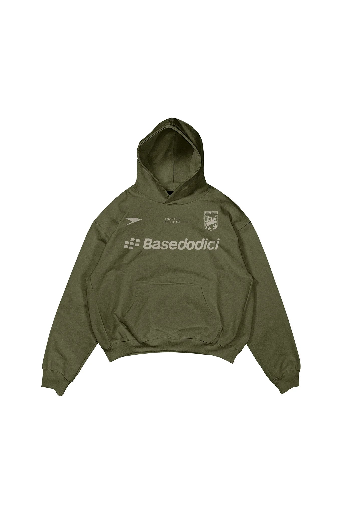 HOODIE "DE LA RUE À LA RUE" CLUB NAVY GREEN