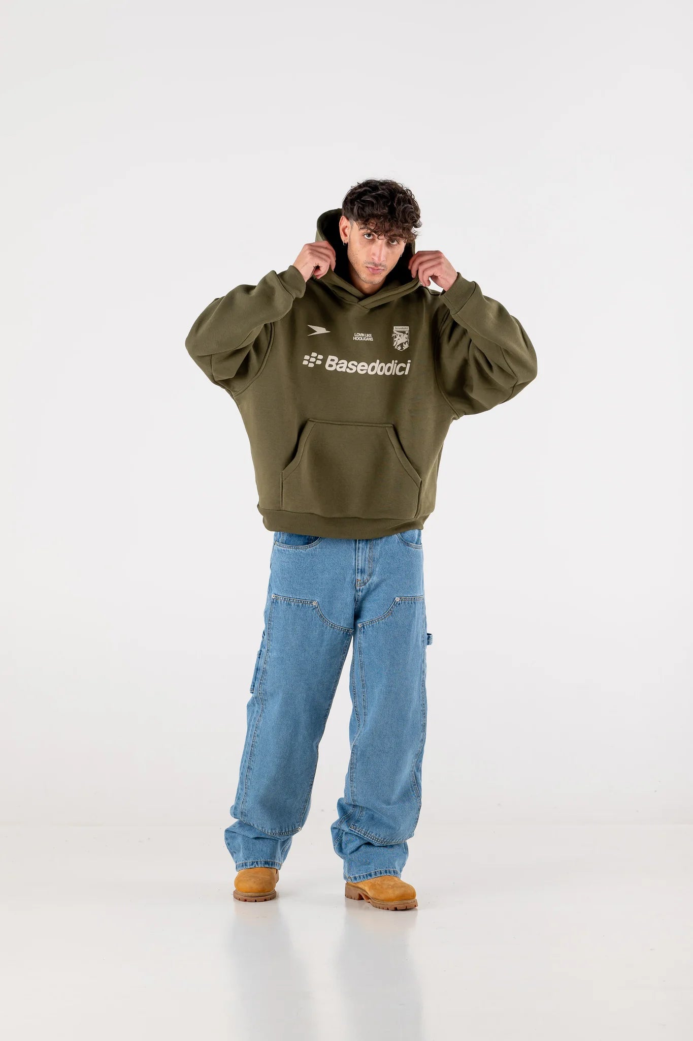 HOODIE "DE LA RUE À LA RUE" CLUB NAVY GREEN