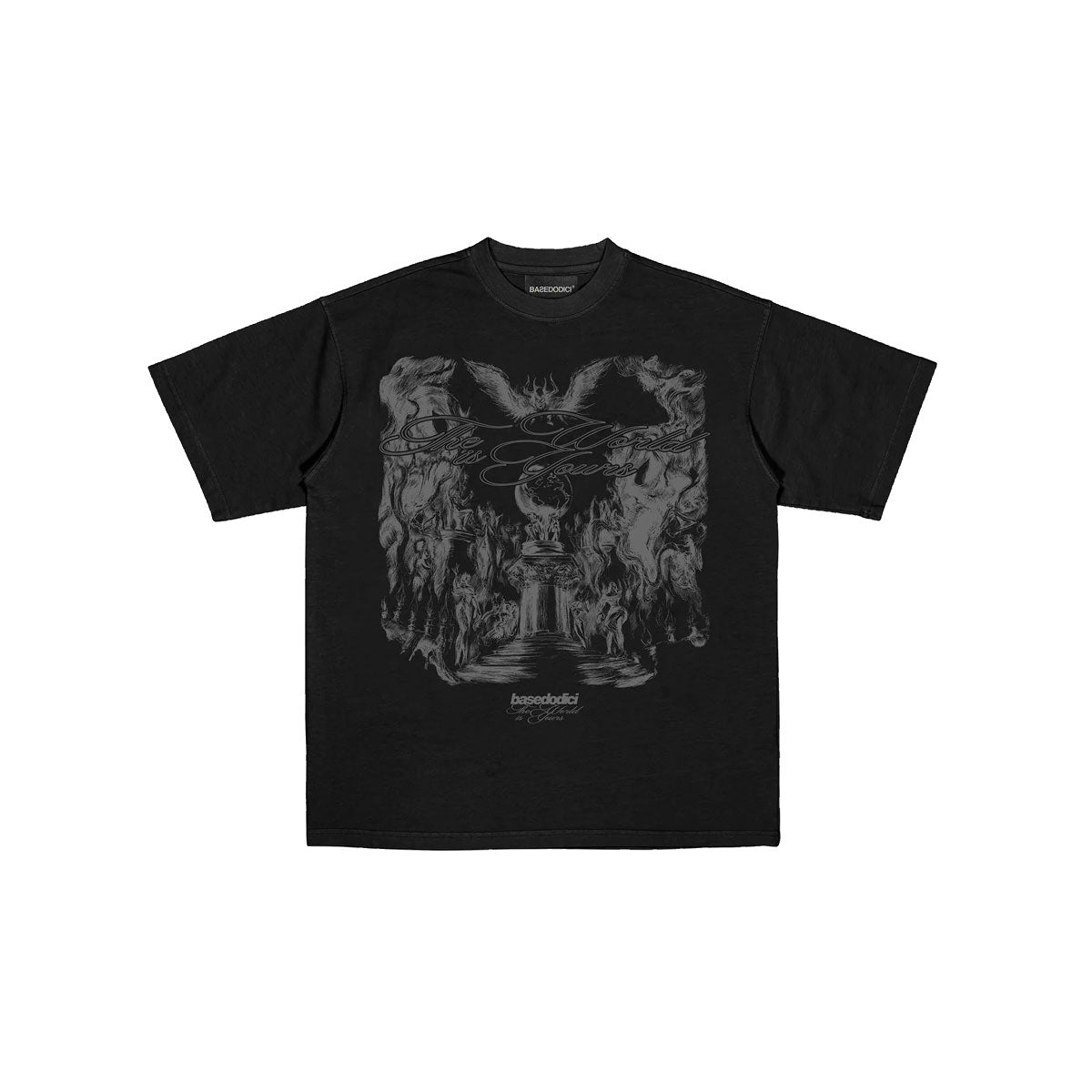 T-SHIRT "WORLD TOUR" SCARFACE BLACK