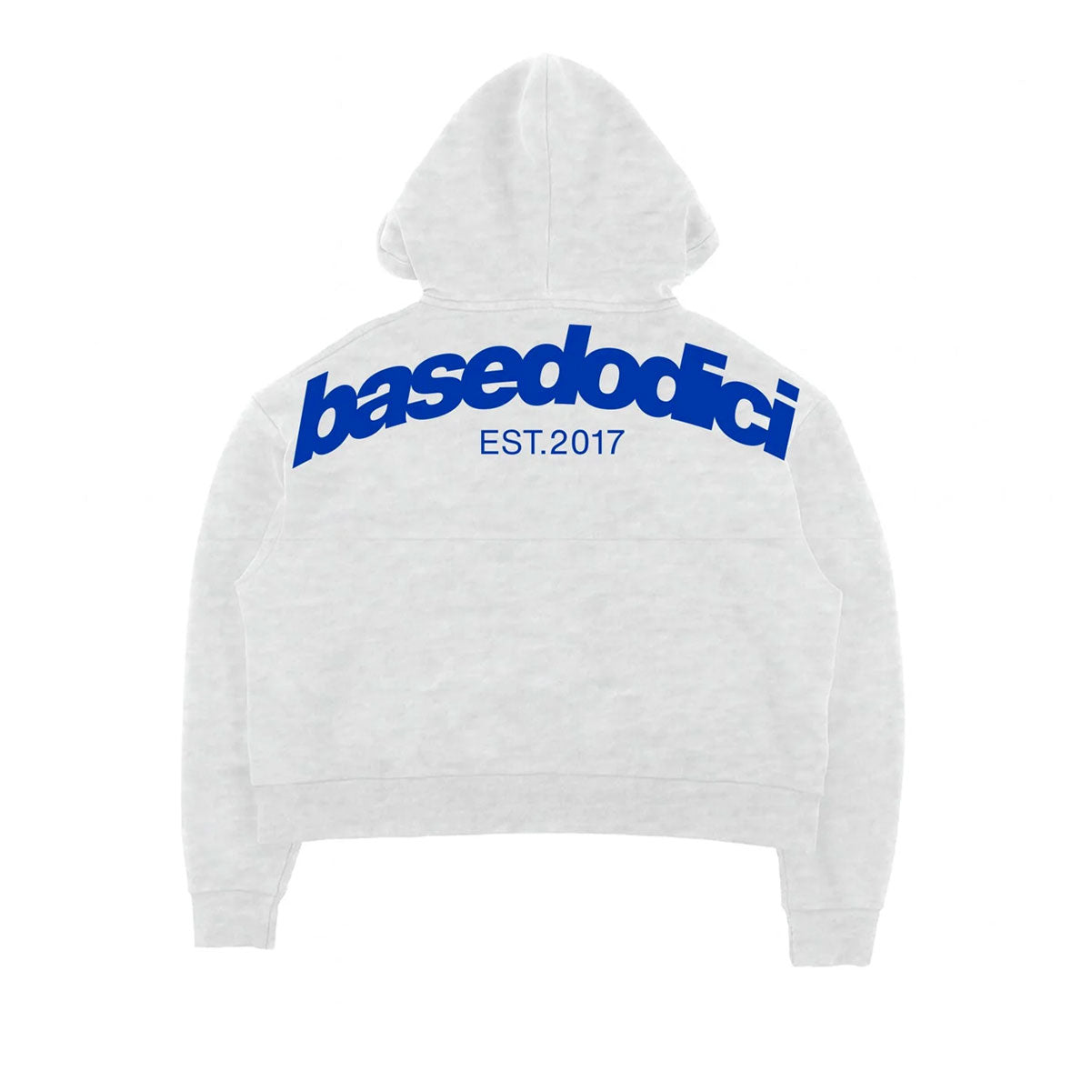 Basedodici Full Zip "COMFY" Back Logo AshGrey/Blue