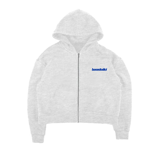 Basedodici Full Zip "COMFY" Back Logo AshGrey/Blue