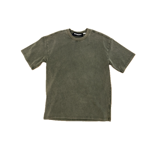 Basic Washed dark green Tee