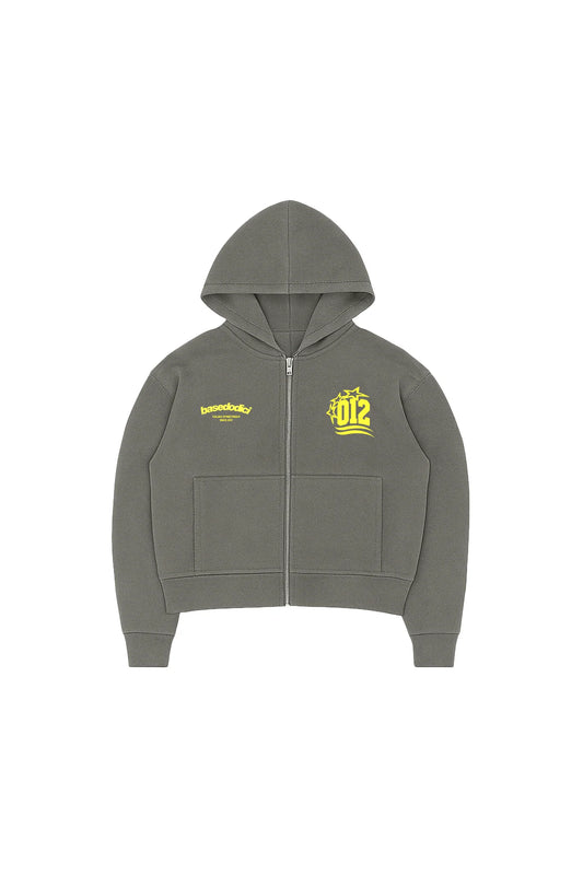 ZIP HOODIE “CRUEL SEASON” ITALIANO GREY