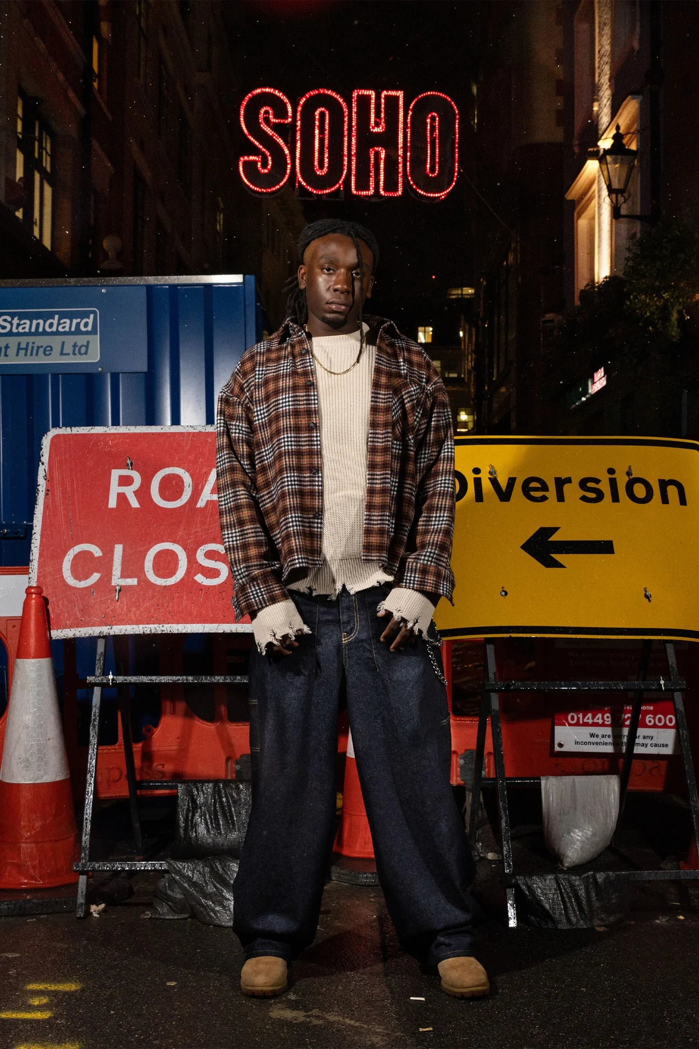 FLANELLA SHIRT "RUDEBOY LDN" CROWN