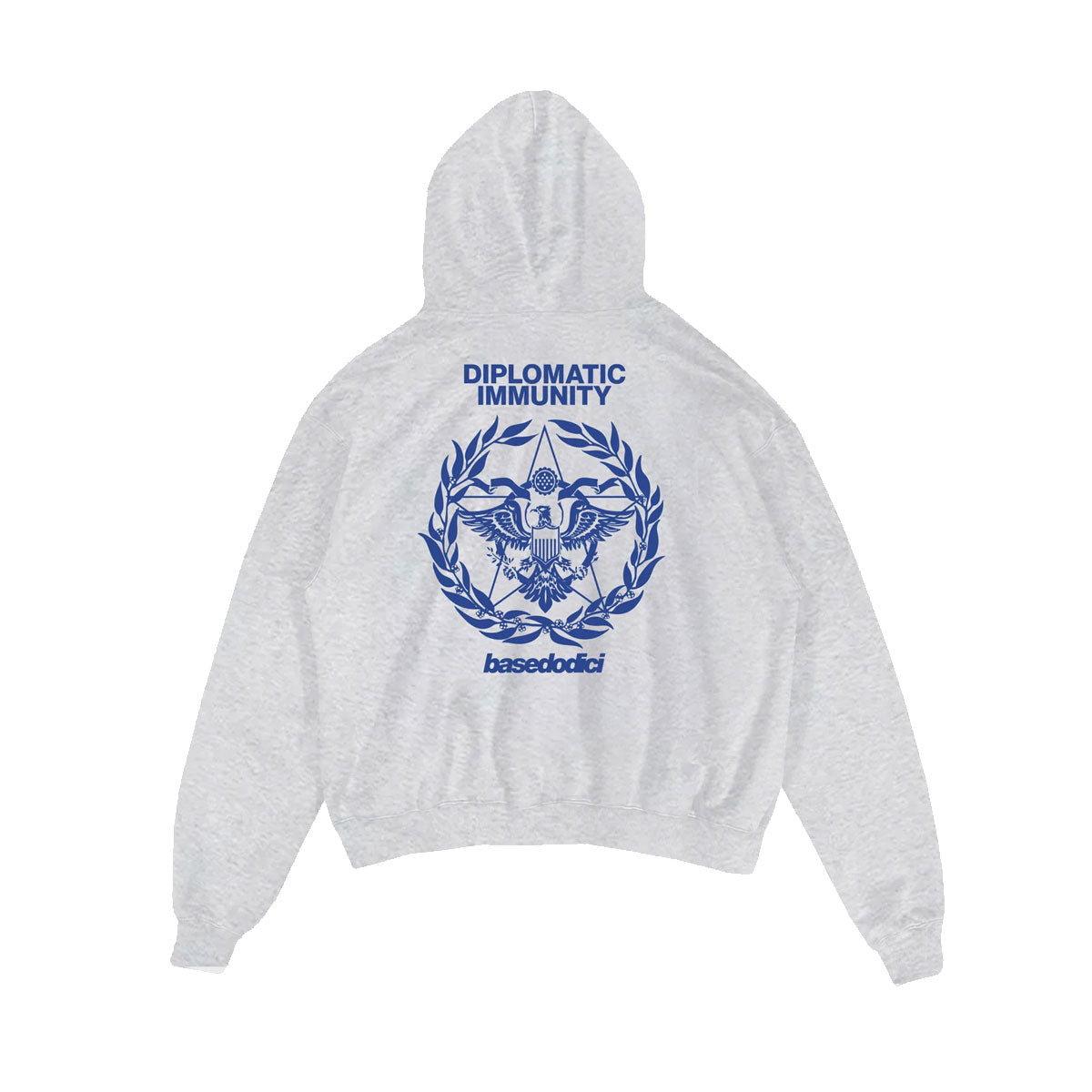 HOODIE "WORLD TOUR" DIPLOMATIC IMMUNITY ASHGREY