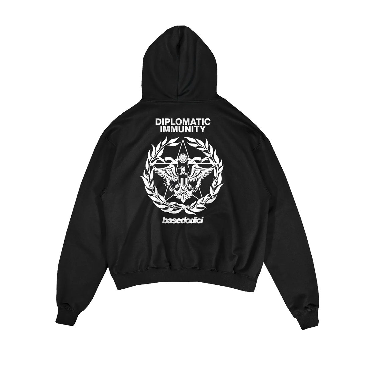 HOODIE "WORLD TOUR" DIPLOMATIC IMMUNITY BLACK