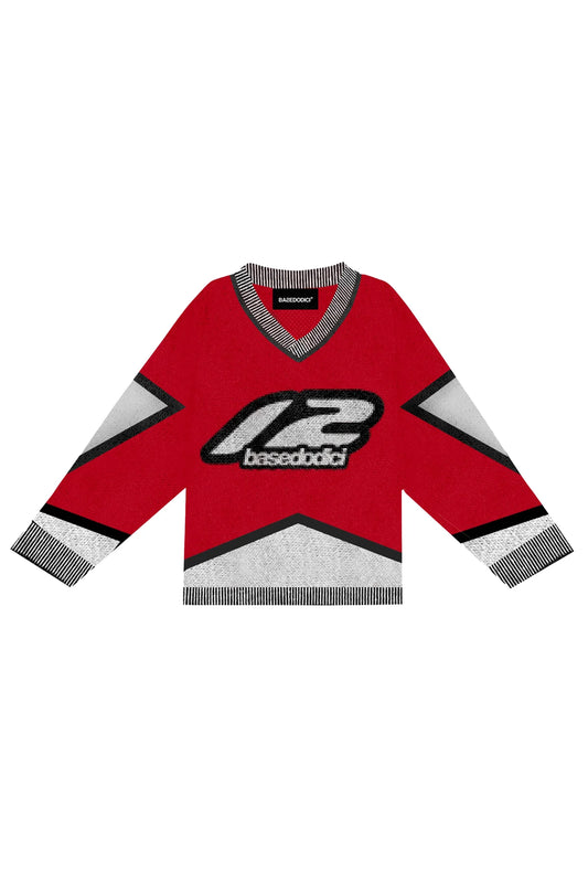 KNITWEAR "RACING MADE" HOCKEY RED