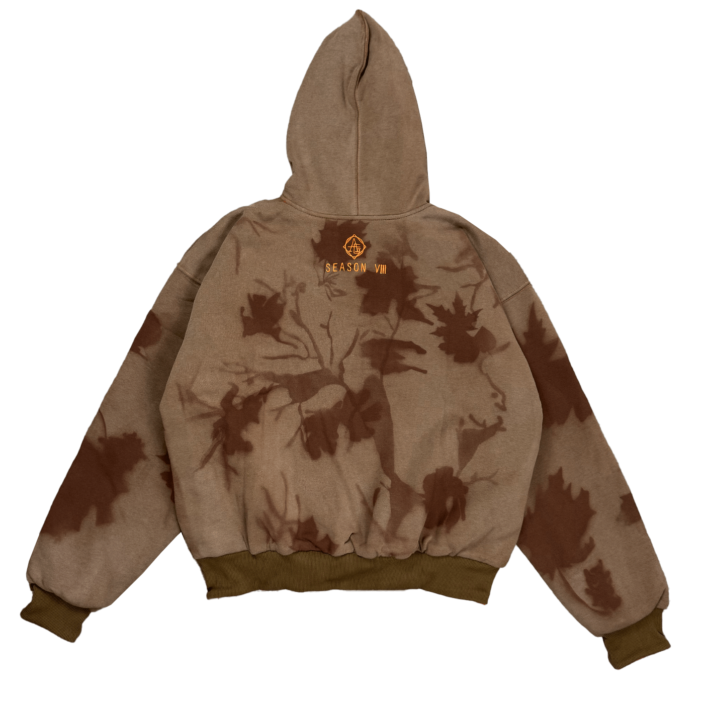 Alessio Giffi Forest Hoodie - 𝐴𝑖𝑟𝑏𝑟𝑢𝑠ℎ𝑒𝑑, 𝑅𝑒𝑣𝑒𝑟𝑠𝑖𝑏𝑙𝑒