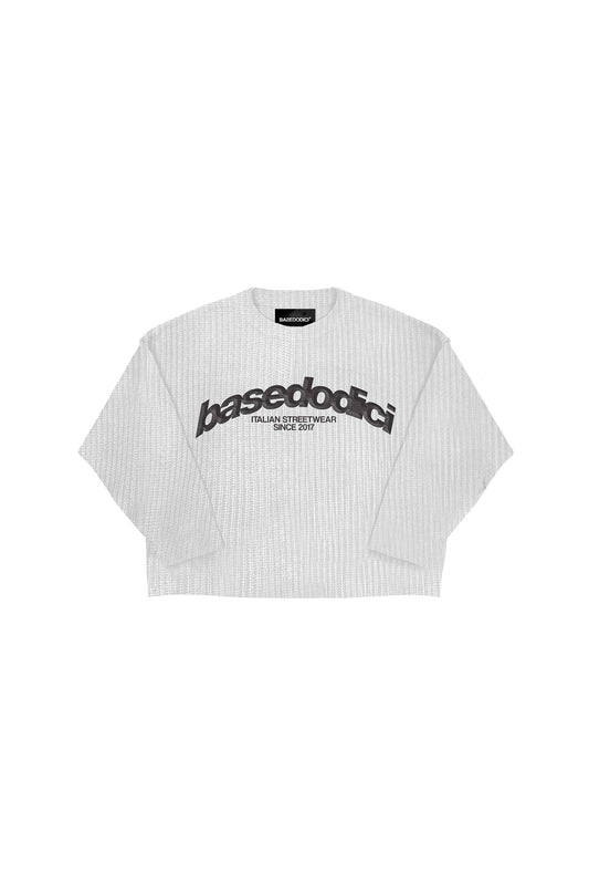 KNITWEAR “DE LA RUE À LA RUE” ITALIAN ARCLOGO GREY
