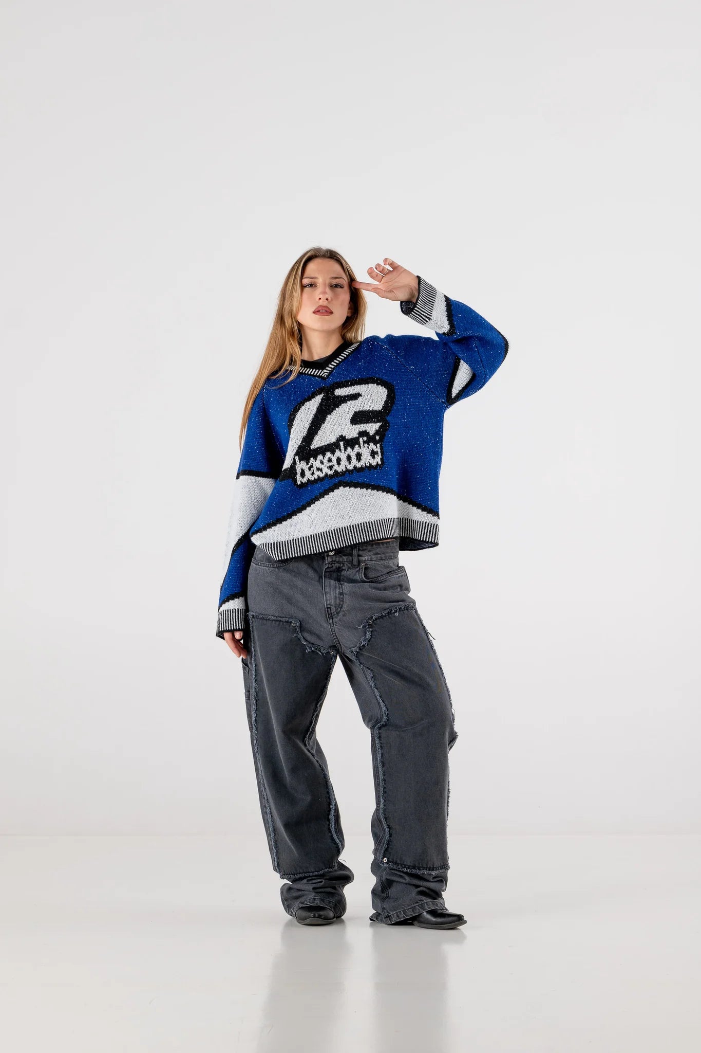 KNITWEAR "RACING MADE" HOCKEY BLUE