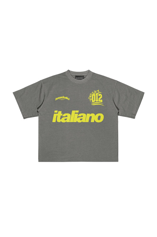 T-SHIRT “CRUEL SEASON” ITALIANO GREY