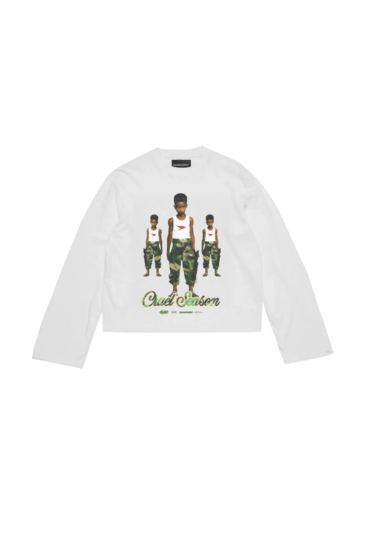 CREWNECK “CRUEL KIDS” CRUEL WHITE