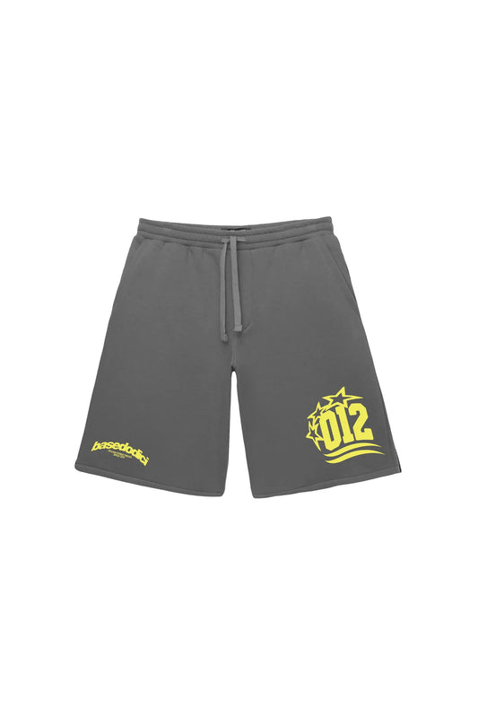 Fleece short "CRUEL SEASON" grey
