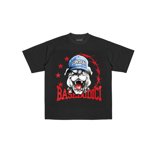 T-SHIRT "RUDEBOY LDN" BULL BLACK