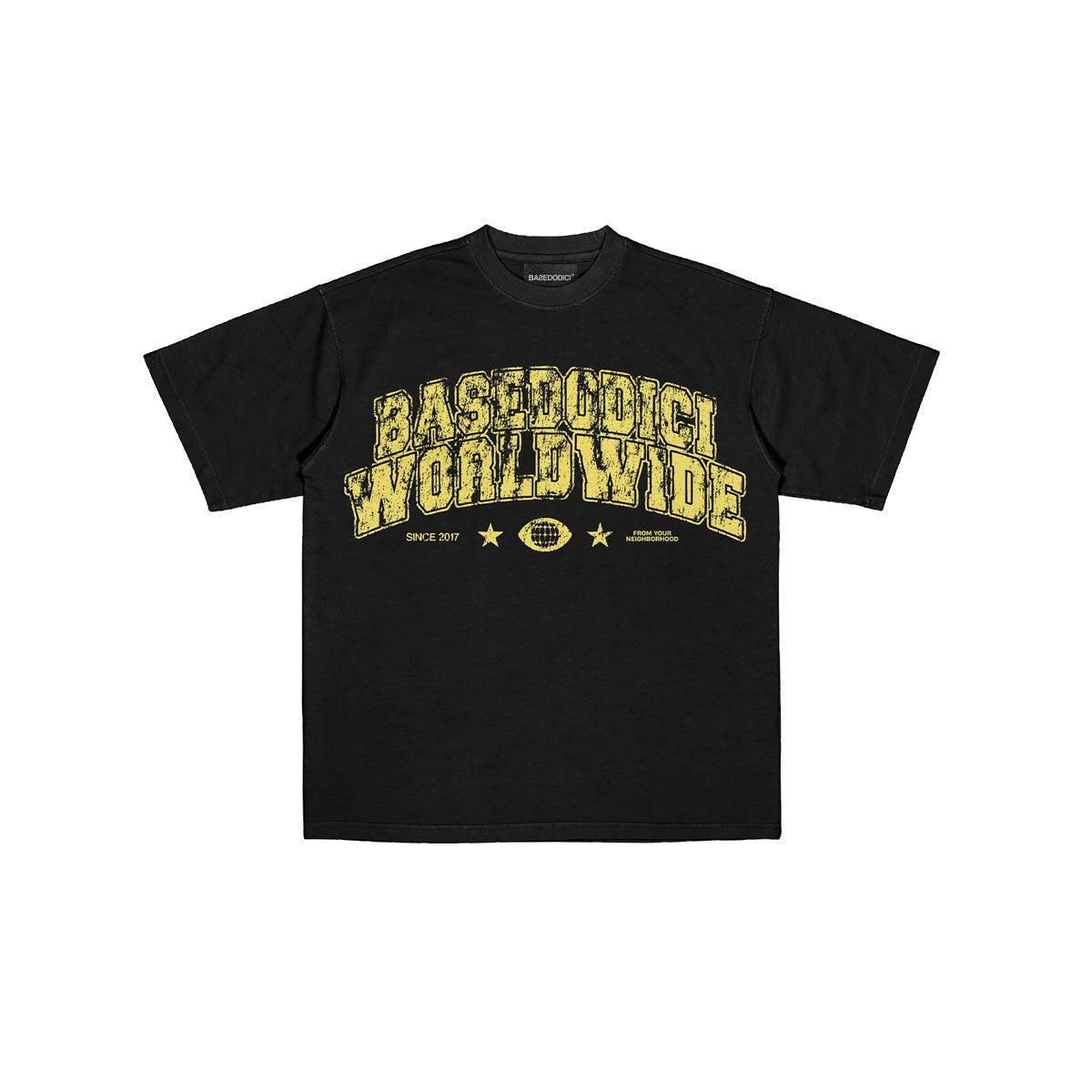 T-SHIRT "WORLD TOUR" B12 WORLDWIDE BLACK
