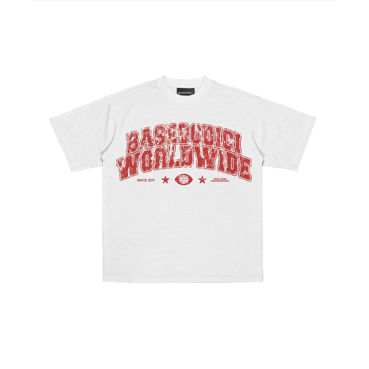 T-SHIRT "WORLD TOUR" B12 WORLDWIDE WHITE