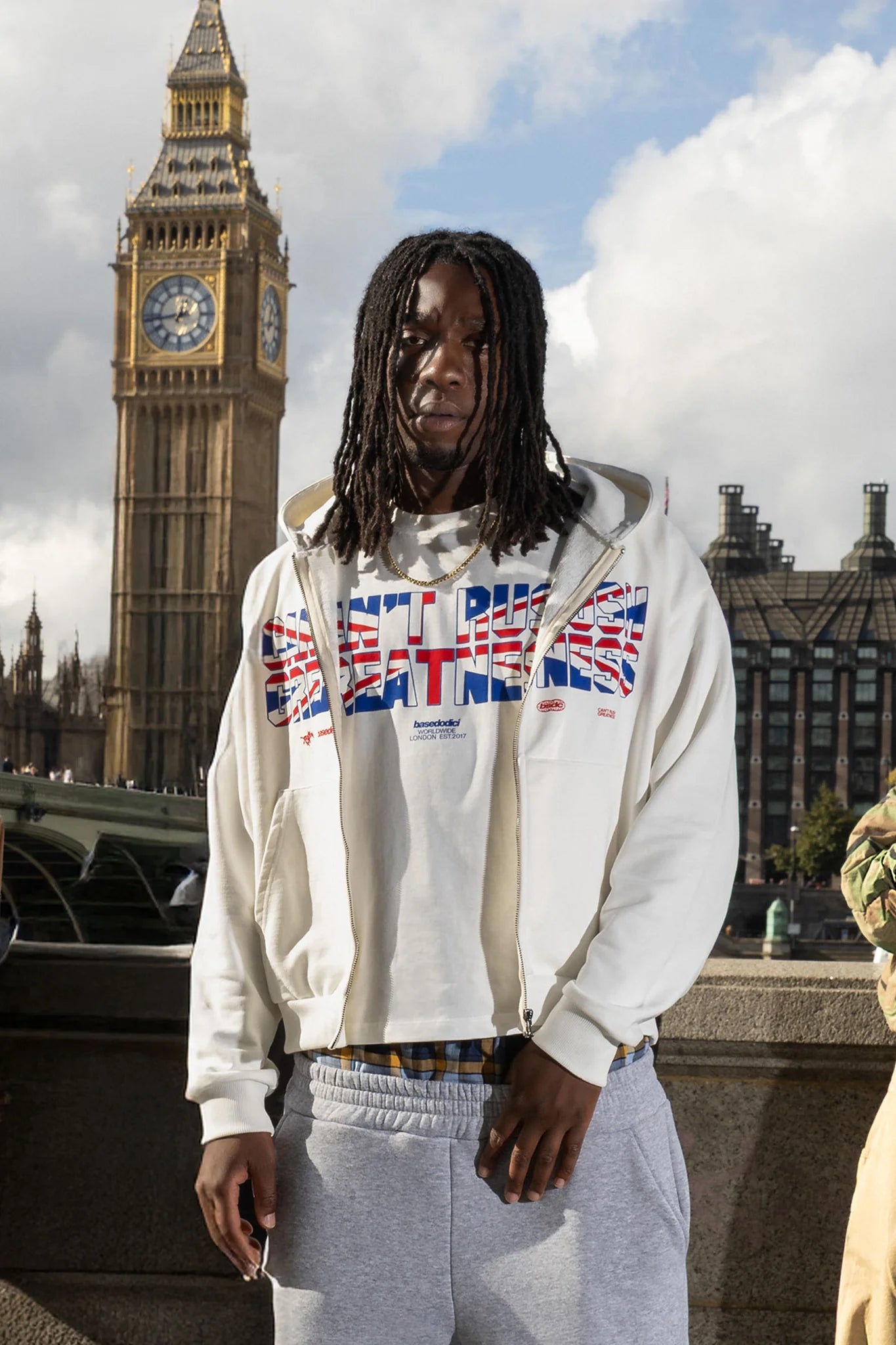 T-SHIRT "RUDEBOY LDN" CANTRUSH WHITE