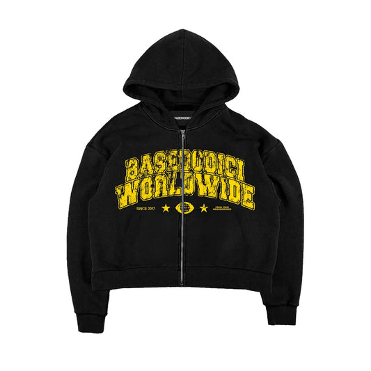 FULL ZIP "WORLD TOUR" B12 WORLDWIDE BLACK
