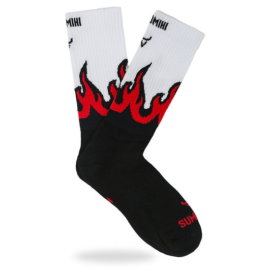 Sumomihi Socks flame red