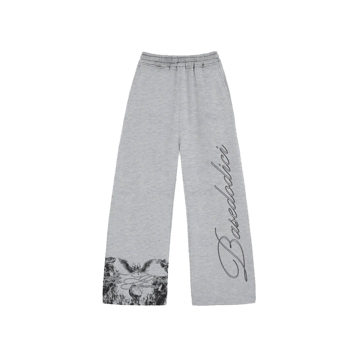 FLEECE PANTS "WORLD TOUR" SCARFACE ASHGREY